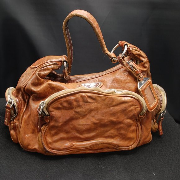 VINTAGE PRADA HOBO BAG - Picture 1 of 14